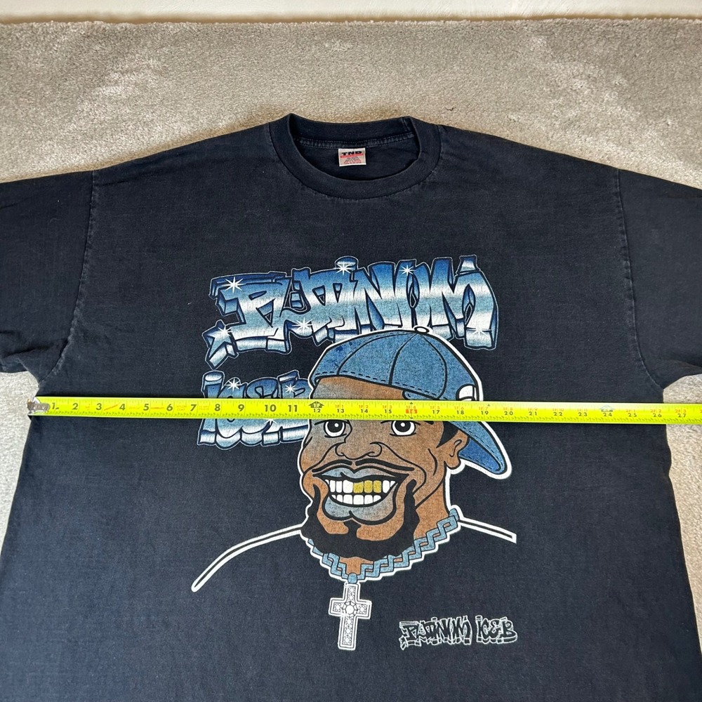 Vintage Y2K TND Platinum Ice Graphic T-Shirt Mens 3XL Black‎ Hip Hop Streetwear - Picture 7 of 9